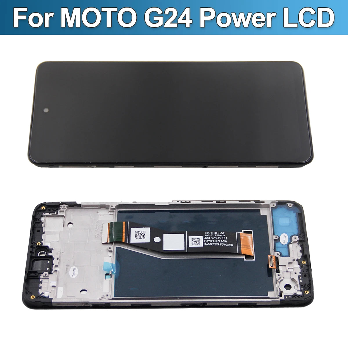 6.56“ For Motorola Moto G24 Power LCD Display Touch Panel Digitizer Assembly Screen For Moto G24 Power With Frame Replacement Motorola phone repair parts