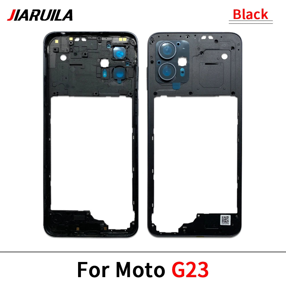 New Middle Frame Holder Housing Bezel Plate For Motorola Moto G04 G23 G34 G53 G54 G62 G72 G73 5G Replacement Repair Parts Motorola phone repair parts