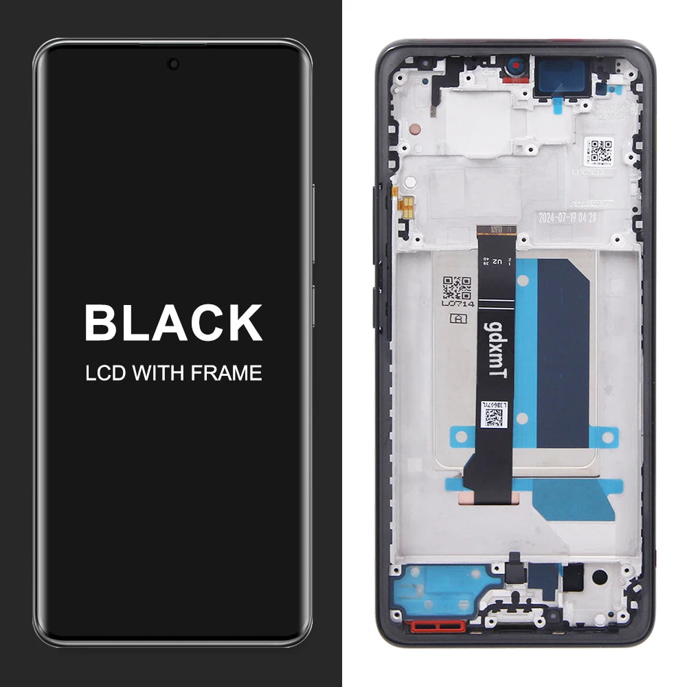 6.67“ AMOLED For Xiaomi Redmi Note 14 Pro+ Plus 5G Lcd Display Touch Screen Digitizer Assembly Replacement Repair Parts Xiaomi phone repair parts