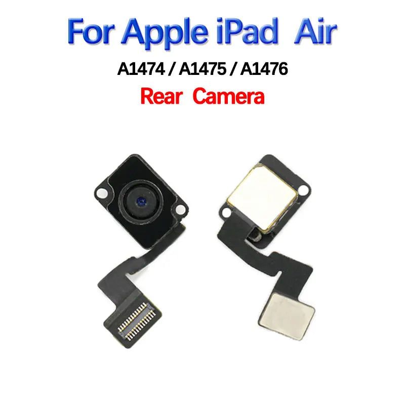 Front Camera Small For Apple Ipad 3-6 9.7 10.2 Pro 10.5 Ipad  Air1-4 Mini 4 5 A2152 A2197 A2270 A1566 Main Big Rear Back Camera  iPad repair parts