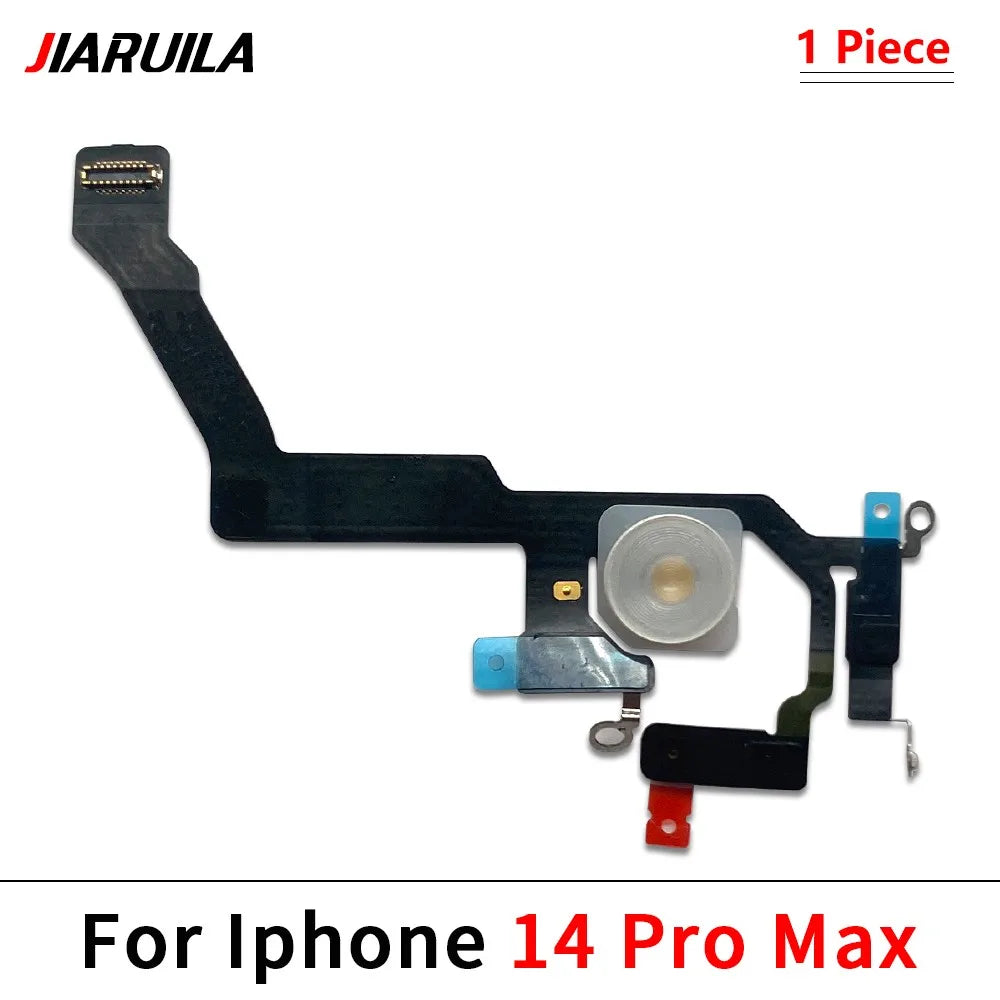 New LED Flash Flex Cable For iPhone 12 13 14 15 16 Pro Max Plus Mini Light Sensor Proximity Flex Cable Flash Light Flex Cable iPhone phone repair parts