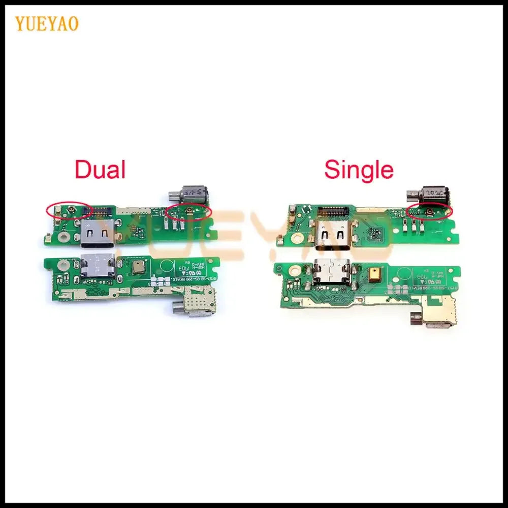 For SONY Xperia XA1 G3121 G3125 G3112 Charging Port USB Charger Dock Connector Microphone Mic Board Flex Cable Z07 Drop ship Sony phone repair parts