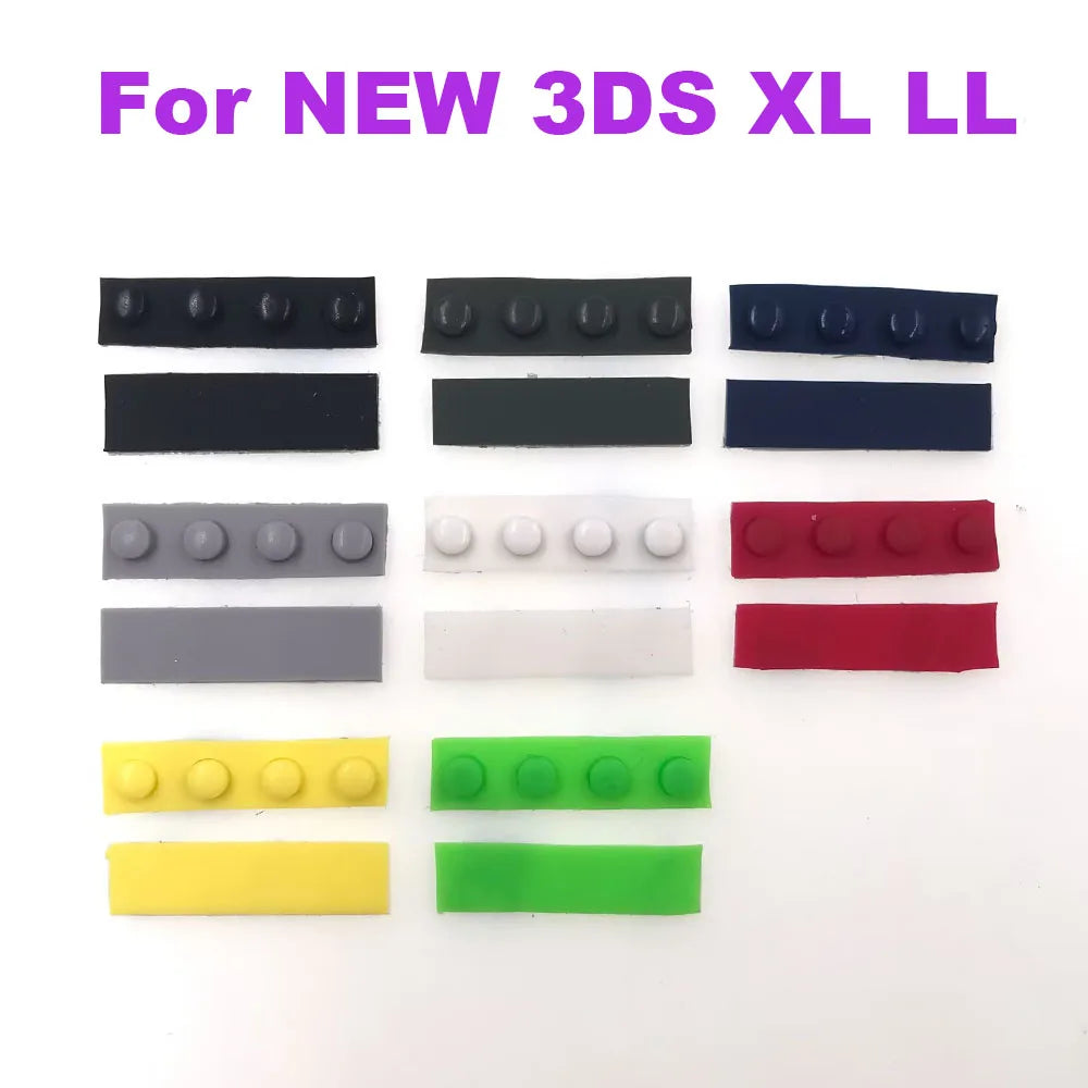 1-10set Upper And Lower Screw Rubber Feet Cover For Nintendo 3DS LL XL & New3DSLL Console Replacement Game console repair parts