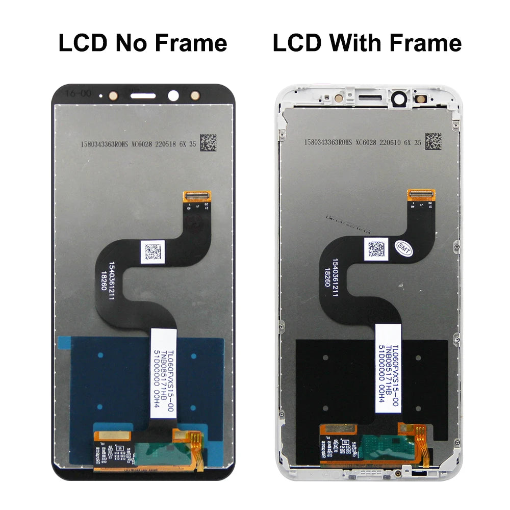 Screen for Xiaomi Mi A2 M1804D2SG M1804D2SI Lcd Display Touch Screen Digitizer Assembly with Frame for Xiaomi Mi 6X Replacement Xiaomi phone repair parts
