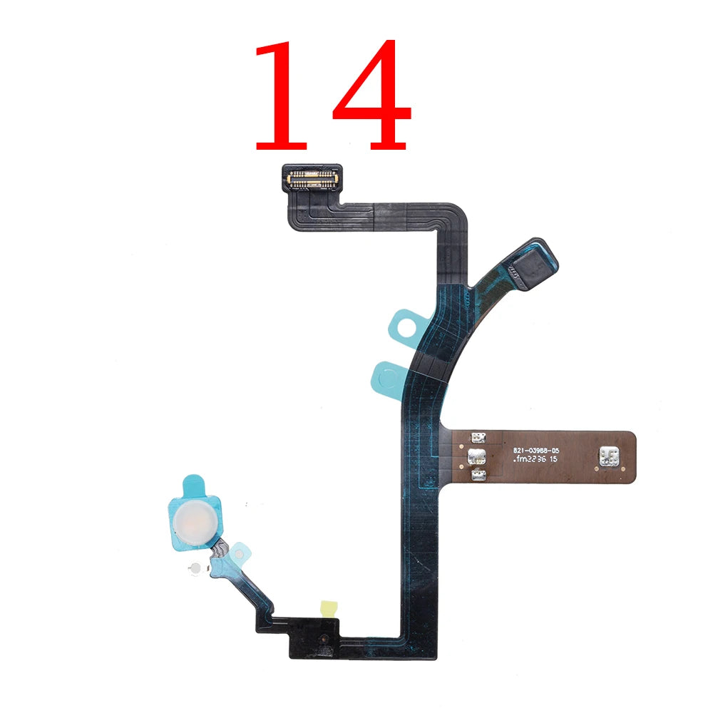 1pcs LED Flash Light Sensor Flex Cable For iPhone 12 14 Plus 13 Pro Max 11 Proximity Distance Ambient Parts iPhone phone repair parts