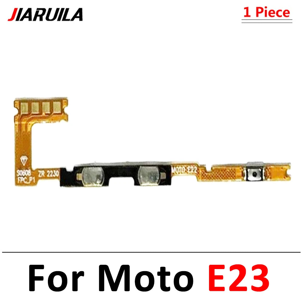 Power On Off Volume Button Key Flex Cable For Motorola Moto E20 E30 E40 E13 E14 E15 E22 E22i E23 E32 E32s Motorola phone repair parts