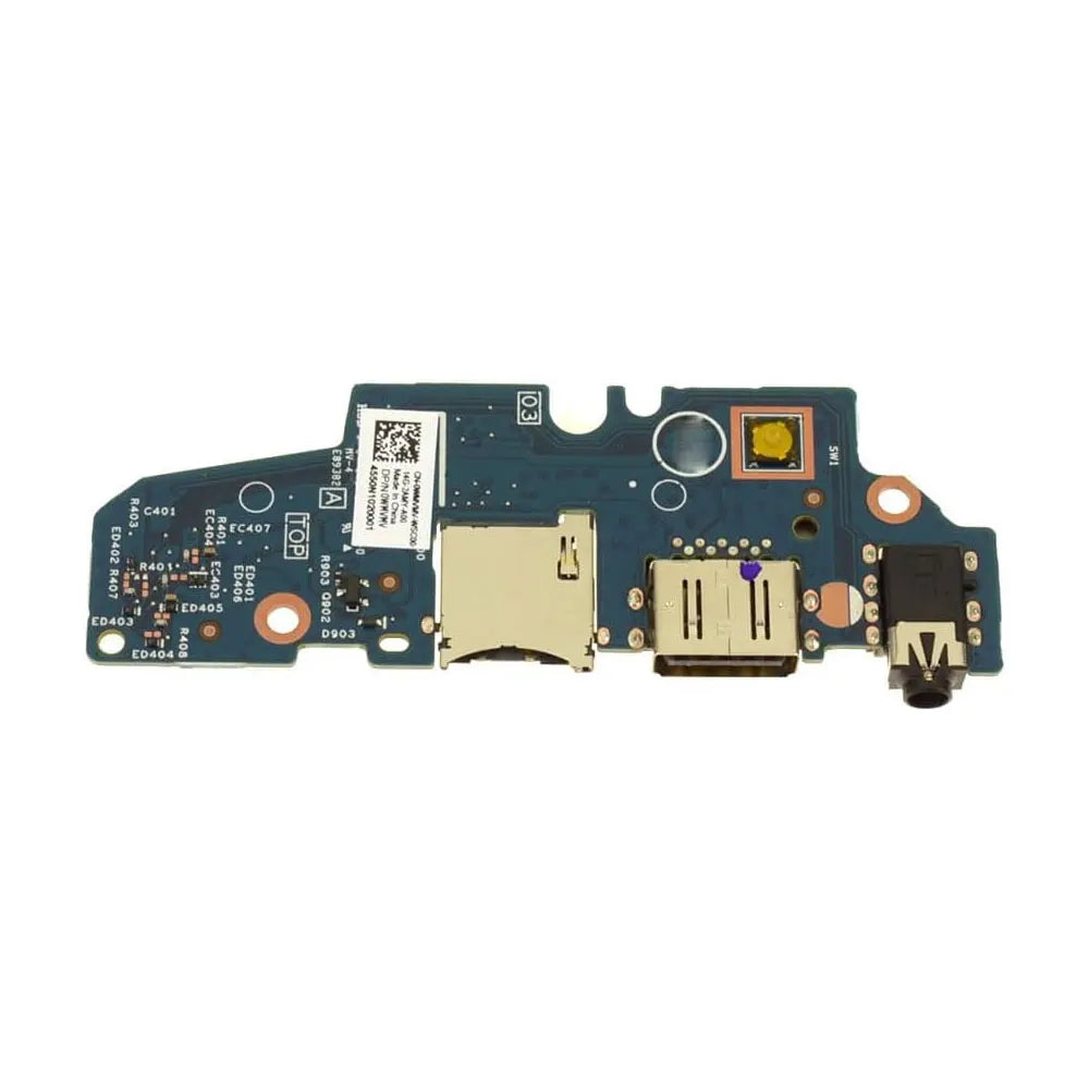 OEM For Dell Inspiron 7415 5410 5415 2-in-1 Laptop Fingerprint Reader Earphone Audio USB Jack Port Switch Power Button Board Dell laptop repair parts