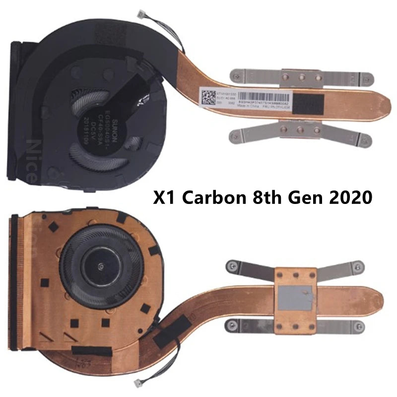 New Original For Laptop Lenovo ThinkPad X1 Carbon Gen X1C CPU Cooling Fan Heatsink Radiator 2012-2021 Lenovo laptop repair parts