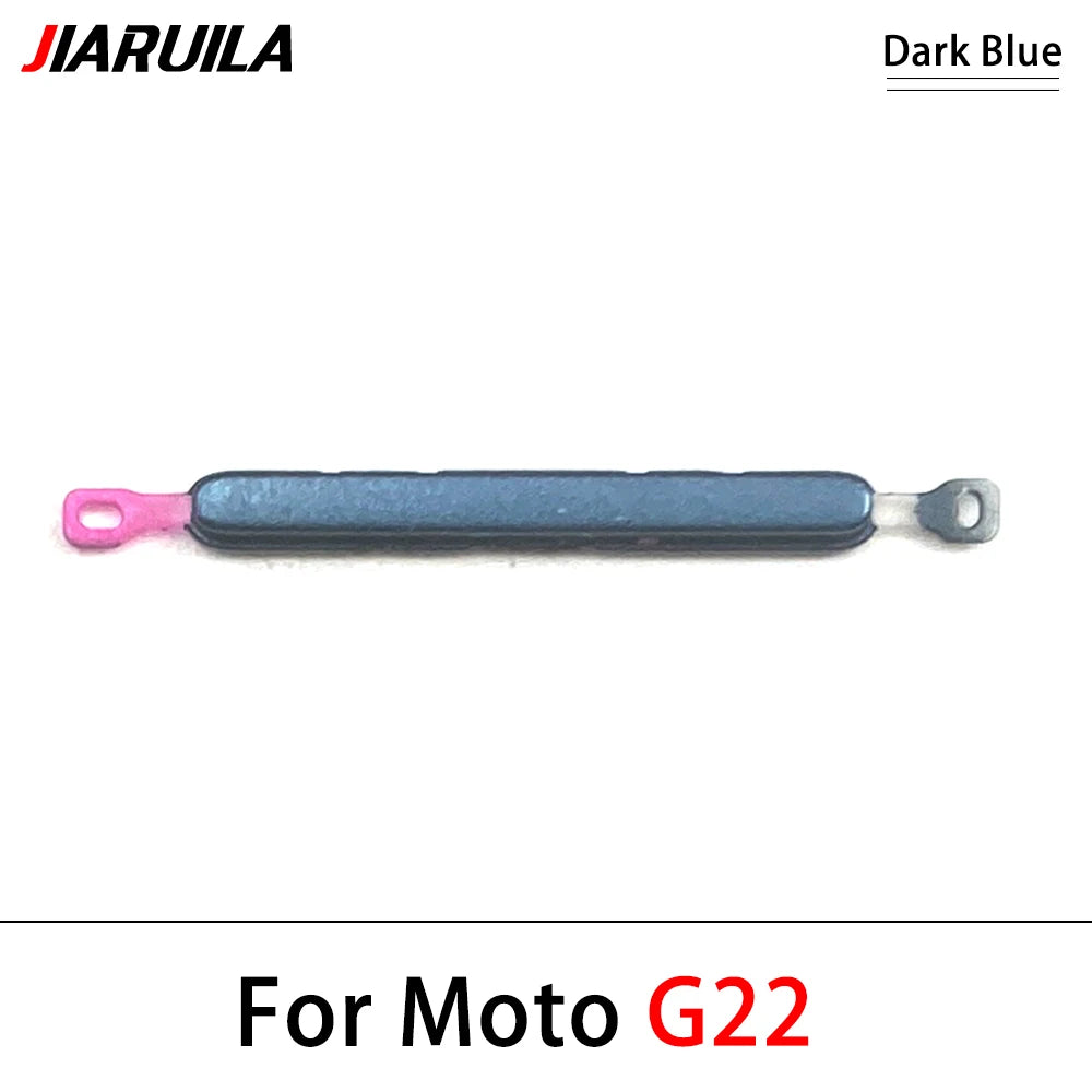 10Pcs/Lot, New For Motorola Moto G22 G32 G52 G62 G72 G82 5G Power Volume Side Button Key Replacement Parts Motorola phone repair parts