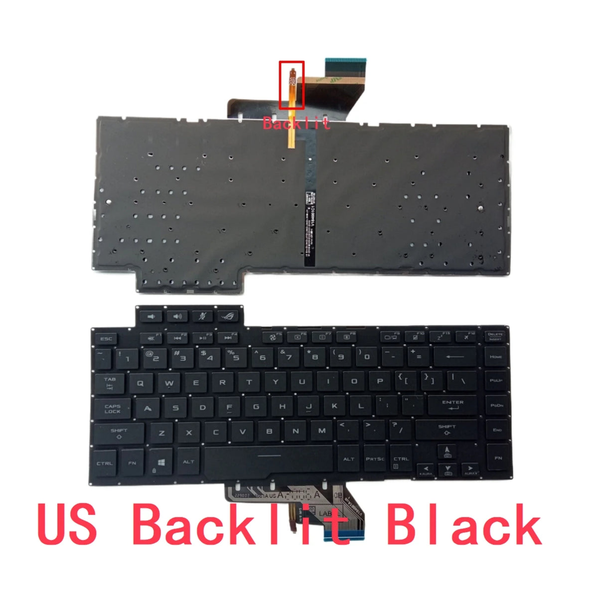 New US Laptop RGB Keyboard For ASUS ROG ZEPHYRUS GU502 GU502G GU502GU GU502GV GA502 GX502 GM502 Notebook PC Replacement ASUS laptop repair parts