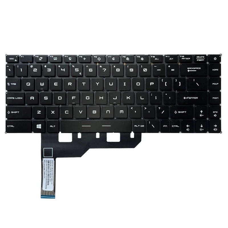 RU/US/SP/GR Keyboard For MSI Prestige 14 P14 Modern 14 15 GS66 GE66 GP66 P40 MS-14D3 MS-14D2 MS-14D1 With Per-Key RGB Backlight MSI laptop repair parts
