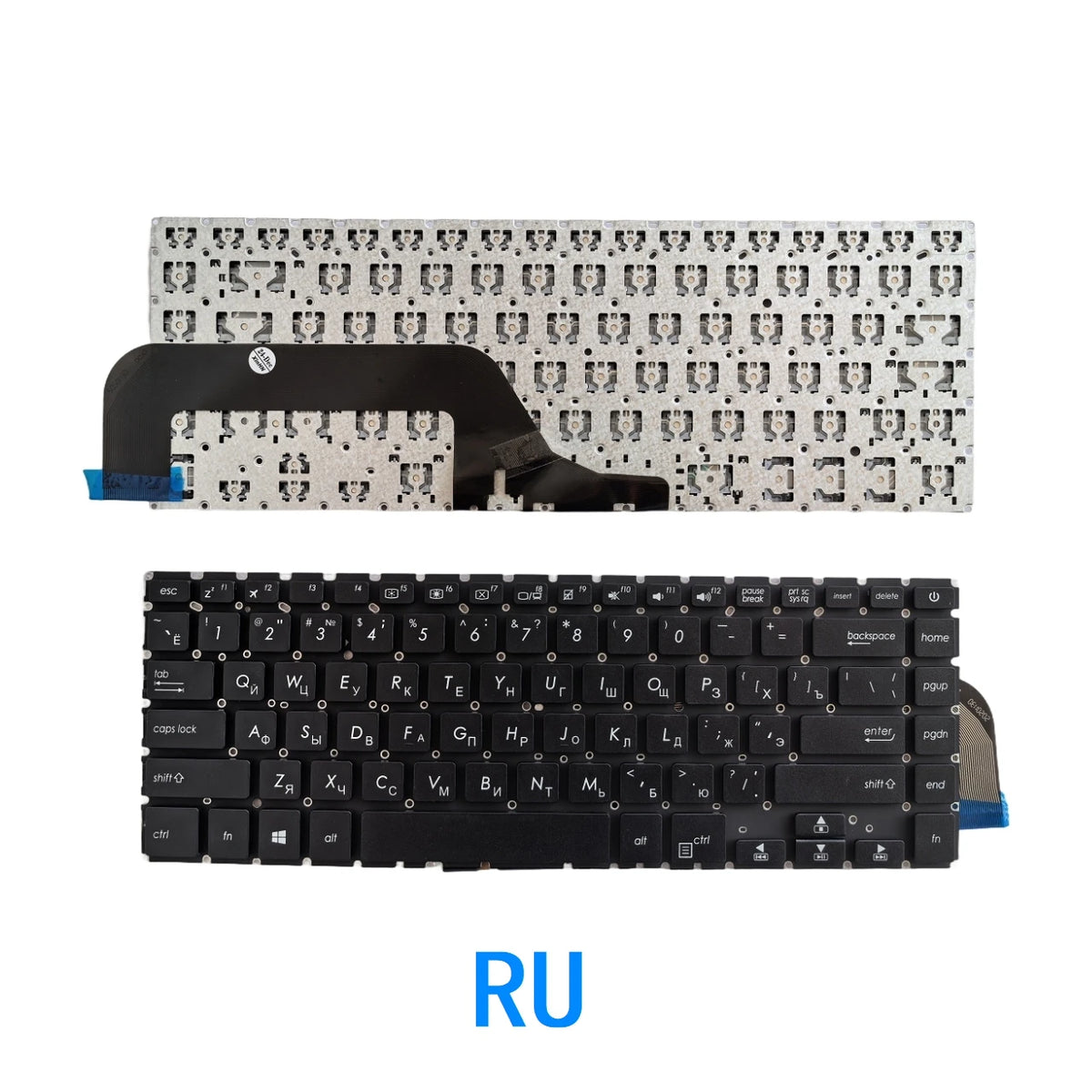 New US Russian Spanish Language  Keyboard For ASUS VivoBook 15 x505 x505b x505Ba x505BP x505Z x505ZA x506 r504z k505 ASUS laptop repair parts