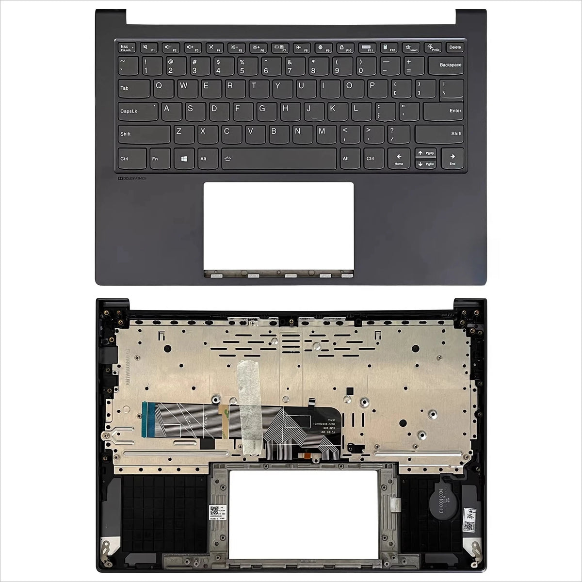 Upper case keyboard for Lenovo Xiaoxin Pro 14 IAH5R ARH5R 2022 Yoga Slim 7 Pro 14IAP7 topcase palmrest  cover touchpad 5CB1J30910 Lenovo laptop repair parts