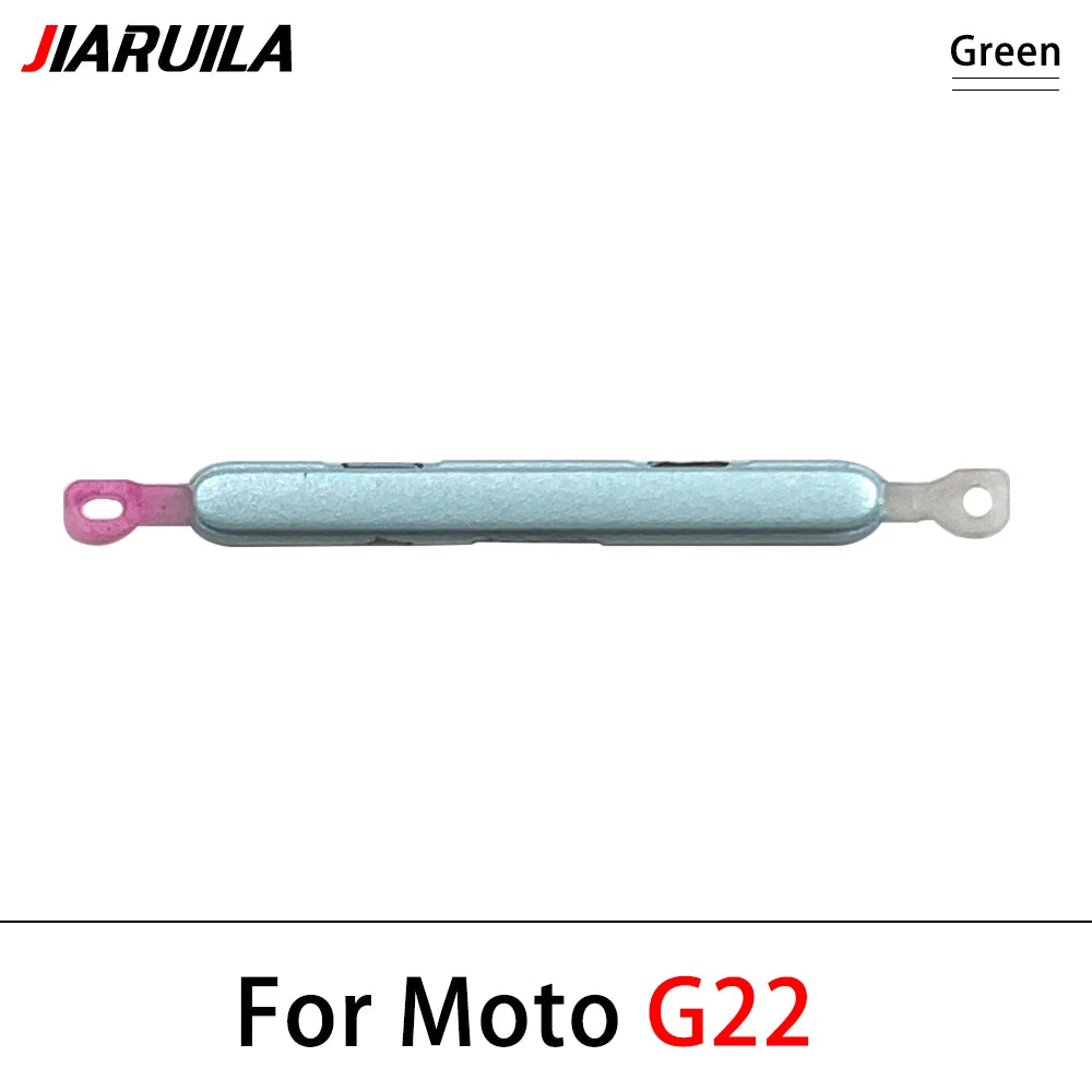 10Pcs/Lot, New For Motorola Moto G22 G32 G52 G62 G72 G82 5G Power Volume Side Button Key Replacement Parts Motorola phone repair parts