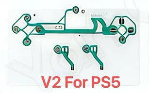 100pcs Film For PS2 PS3 PS4 Pro Slim Controller Conductive Film Keypad Flex Cable PCB Buttons Ribbon Circuit Board For PS5V1V2V3 Game console repair parts