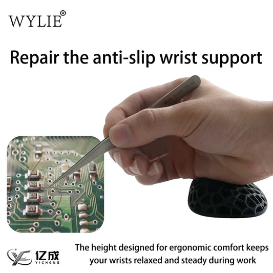 WYLIE Maintenance Anti Suspension Wrist Brace 3D Printed Anti-Slip Wrist Rest Support Pad Ergonomic Honeycomb Cushion Professional Repair Tools