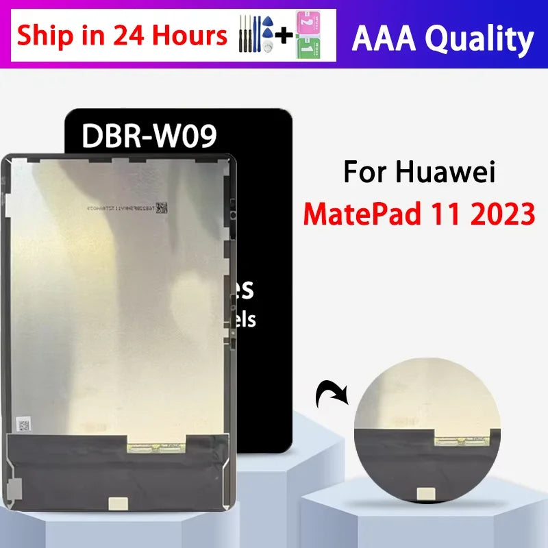 11“ Tested for Huawei MatePad 11 2023 DBR-W09 DBR-W00 DBR-W10 DBR-AL00 LCD Display Touch Screen Digitizer Assembly Tablet repair parts