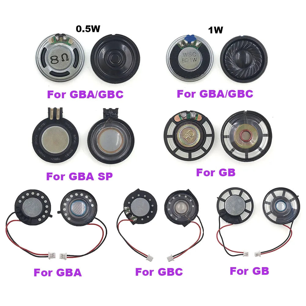 1-5pcs Replacement For Gameboy Color Advance Inner Loudspeaker For GB GBC GBA GBP GBA SP Speaker Game For Sega Game Gear Speaker Game console repair parts