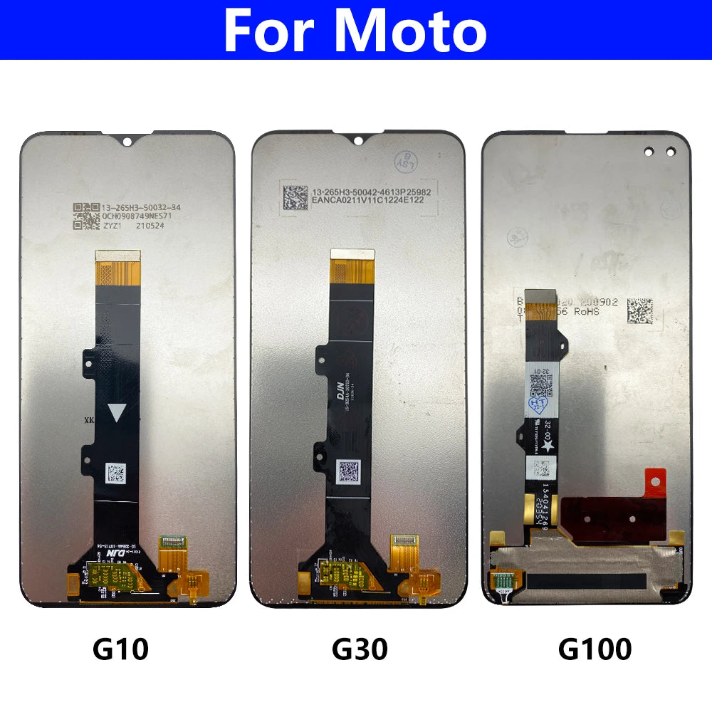 LCD Display Touch Screen Replacement Digitizer Assembly For Motorola Moto G10 G30 G100 G7 G8 G9 Power Play Plus Motorola phone repair parts