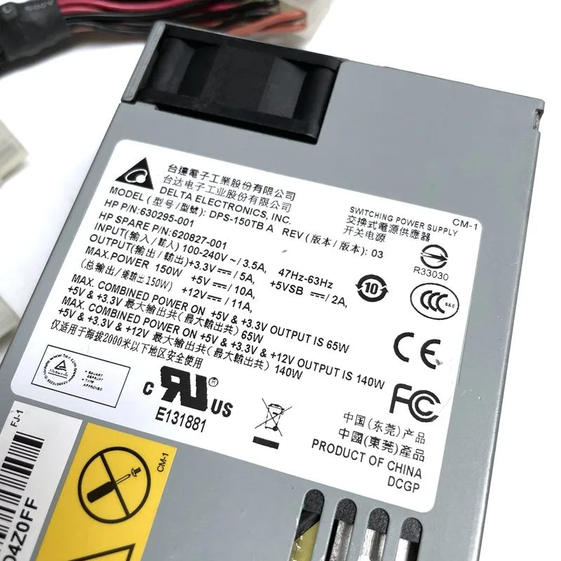 Power adapter for Delta DPS-150TB A 150W FLEX 630295-001 60827-001 40pin Industrial Control Small 1U Power Supply