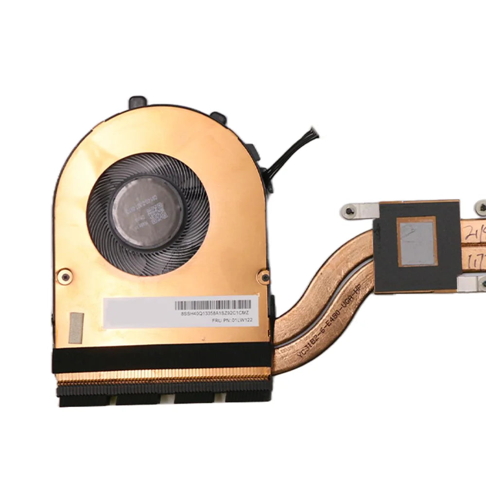 Original For Lenovo ThinkPad E480 E580 DIS Fan Heatsink CPU Cooler Cooling FRU:01LW122 01LW124 01LW123 02HM042 SWG Lenovo laptop repair parts