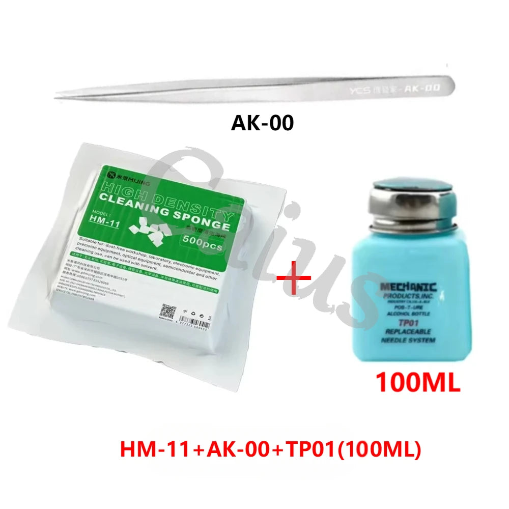 MIJING HM-11 Nano Cleaning Sponge for Mobile Phone Rear Glass/Screen/Frame/Camera Module Cleaning Without Residue Removal Tools Professional Repair Tools