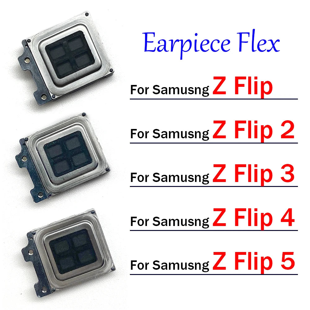 Front Top Earpiece Earphone Ear Speaker Sound Receiver For Samsung Z Flip 1 2 3 4 5 5G Samsung phone repair parts