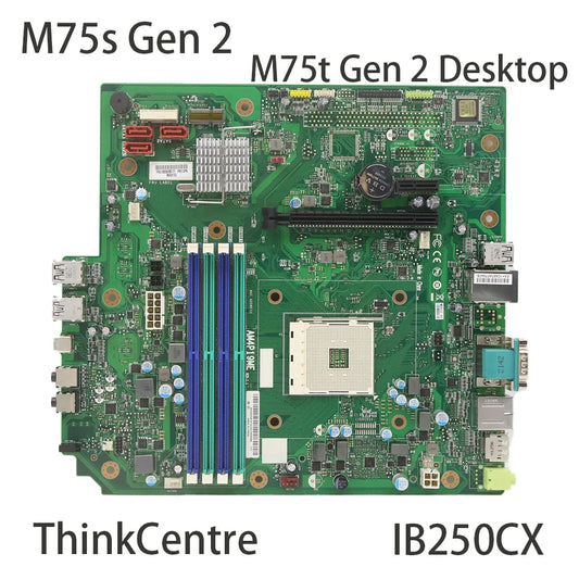 For Lenovo ThinkCentre M75s Gen 2 M75t Gen 2 Desktop Laptop Motherboard AM4P19ME With  FRU:5B20U55177 5B20U54465 5B20U55186 Lenovo laptop repair parts