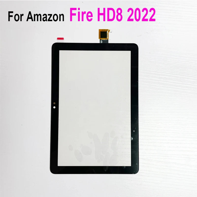 Touch screen For Amazon Fire HD 8 (2022 12th Gen) LCD Outer Touch Screen Glass Digitizer Sensor Replace Amazon Kindle Tablet repair parts