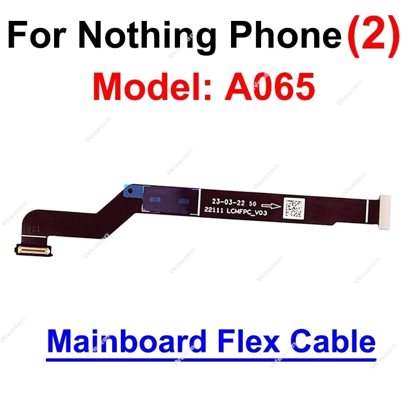 USB Charger Port Flex Cable For Nothing Phone 1 2 2A Motherboard Flex Cable Mainboard LCD Screen Flex Cable Connector Parts  Other Brand phone repair parts