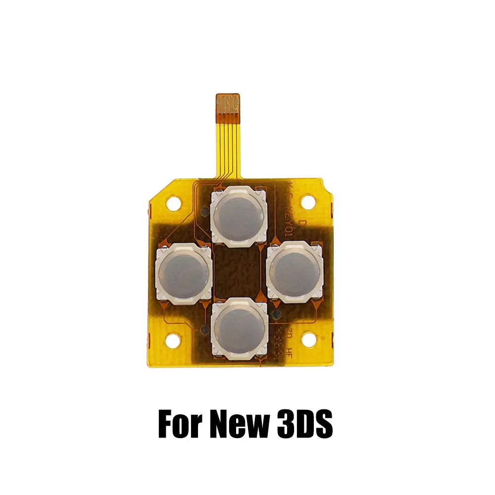 For New 3DS XL LL Controller Conductive Film Button Circuit PCB Board D-Pad Metal Dome Snap Direction Cross Button Keyboard Game console repair parts
