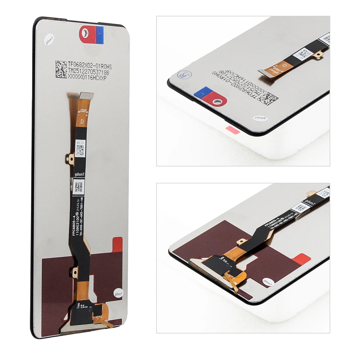 6.8'' For Tecno Camon 18 CH6n LCD Display Touch Screen Digitizer For Tecno Camon 18 CH6 LCD Assembly Replacement Parts 100% Test Tecno phone repair parts