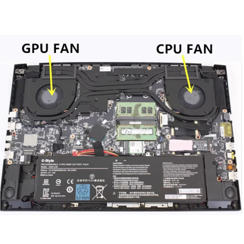 New Laptop For Gigabyte Aorus 15G 15P 17P KB KC SB  WB XB RX7G 2021 PLB07010S12HH DC12V 0.50A 4Pin  CPU & GPU Cooling Fan 7mm Gigabyte laptop repair parts