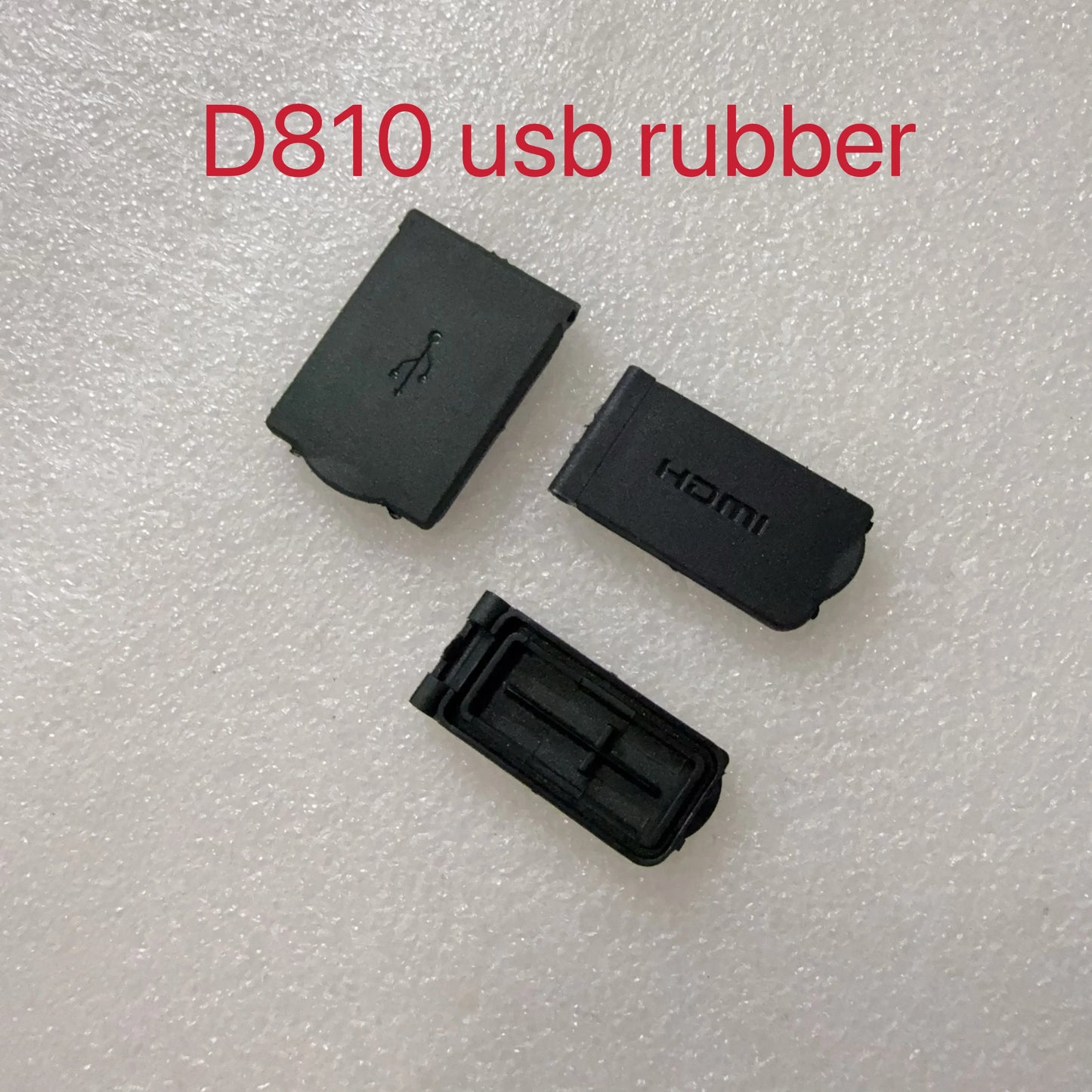 New USB Rubber Set for Nikon D810 HDMI Rubber/Mic Rubber/USB Rubber Repair Parts  Digital Camera repair parts