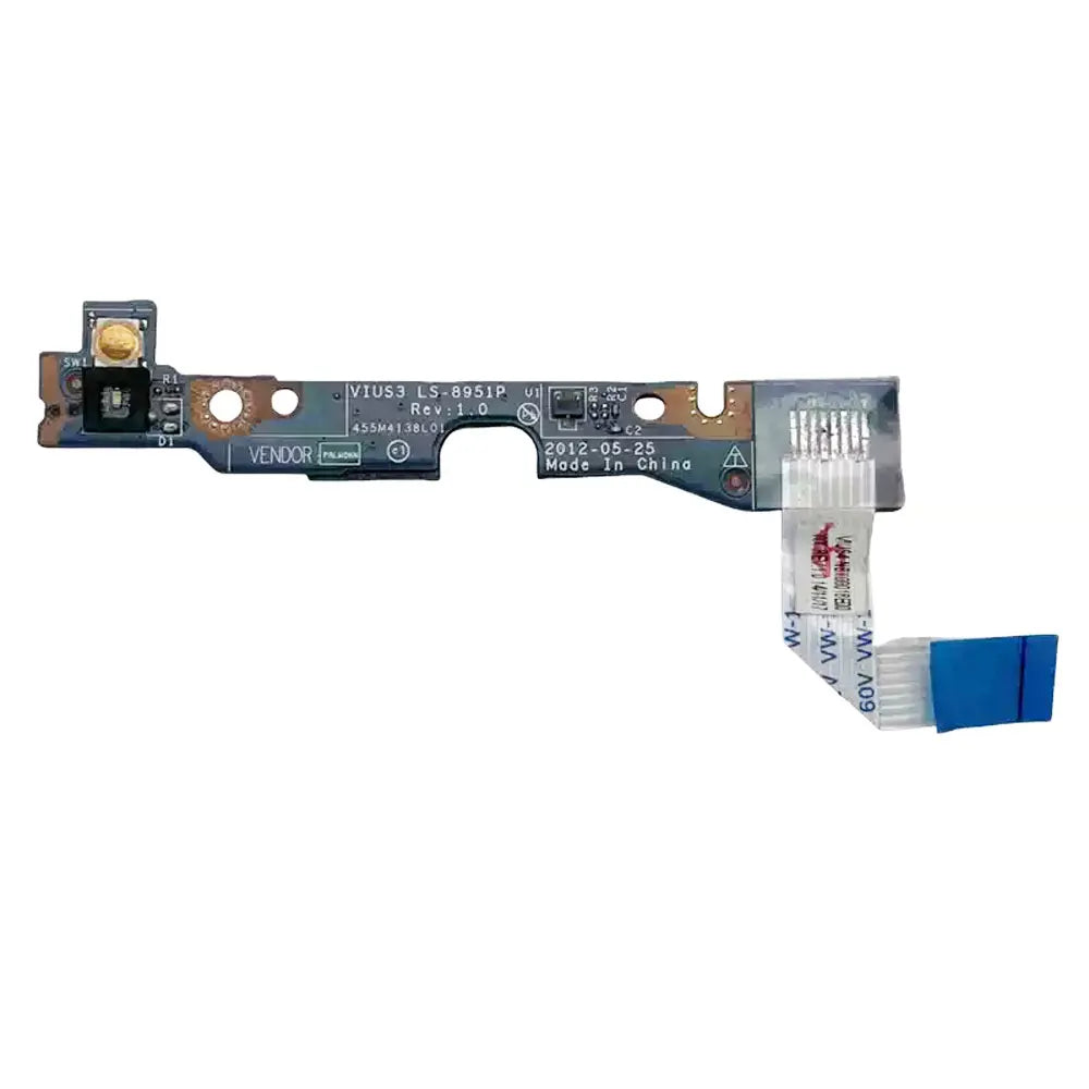For Lenovo IdeaPad S300 S310 S400 S405 S410 S415 S40-70 M30-70 Laptop Switch Power Button Board with Cable Repairing LS-8951P Lenovo laptop repair parts