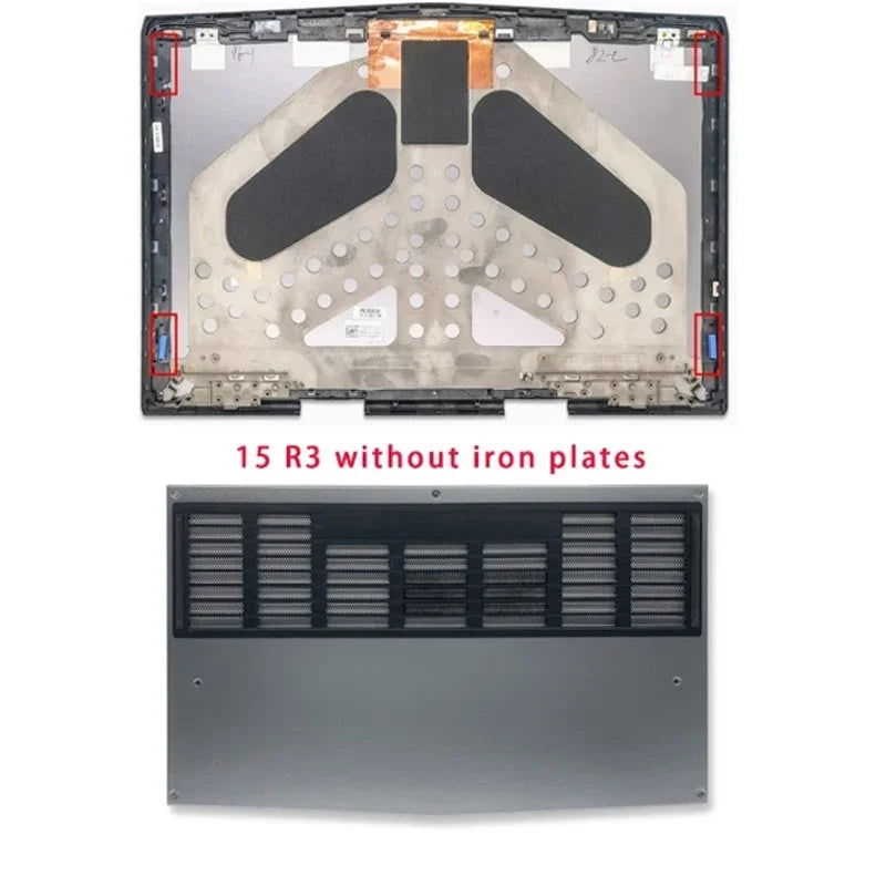 LCD Screen Back Shell, Screen Front Frame Hinge for DELL Alienware 15 R3 R4 Laptop Cover, Palm Rest Bottom Shell ABCDE Cover  Dell Laptop repair parts