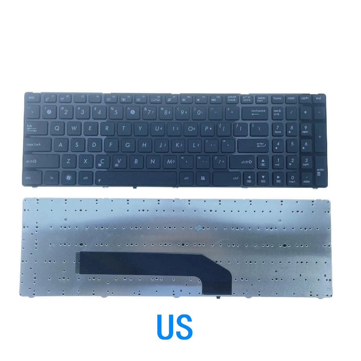 New US Russian Spanish Arab Brazil Laptop Keyboard For ASUS K50 K50I K50IJ K50C K50AB K50AD K50AF K50IN P50 P50IJ ASUS laptop repair parts