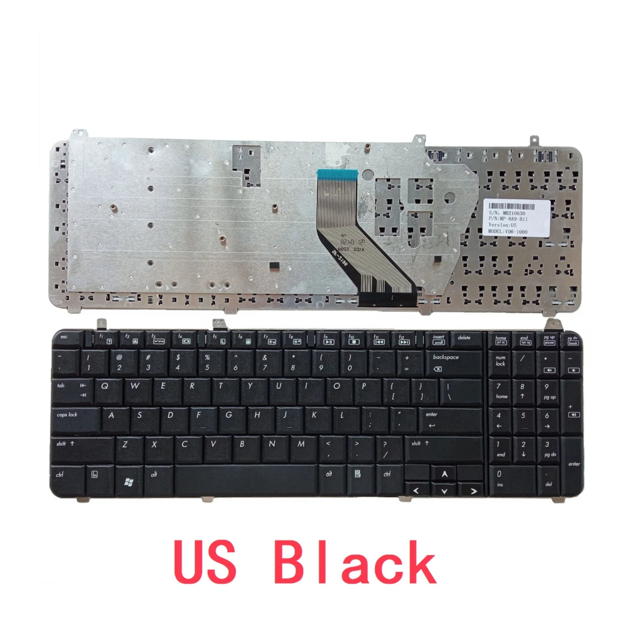 New US Russian Spanish Arab Laptop Keyboard For HP Pavilion DV6 DV6T DV6-1000 DV6-1200 DV6T-1100 DV6T-1300 DV6-2000 HP laptop repair parts