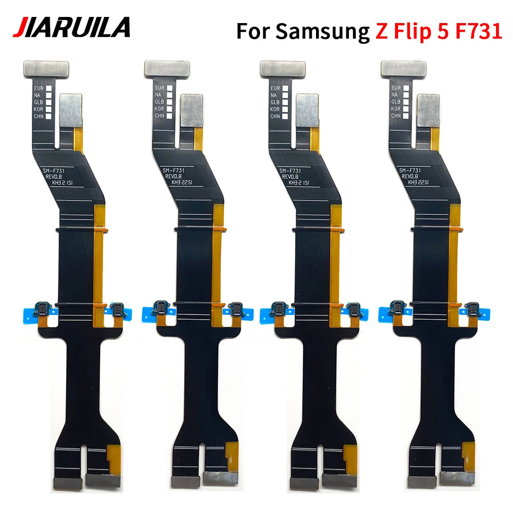 New Spin Axis Flex For Samsung Z Flip 1 2 3 4 5 F700 F707B F711 F721 F731 5G MainBoard Connector LCD Display USB Flex Cable Samsung phone repair parts