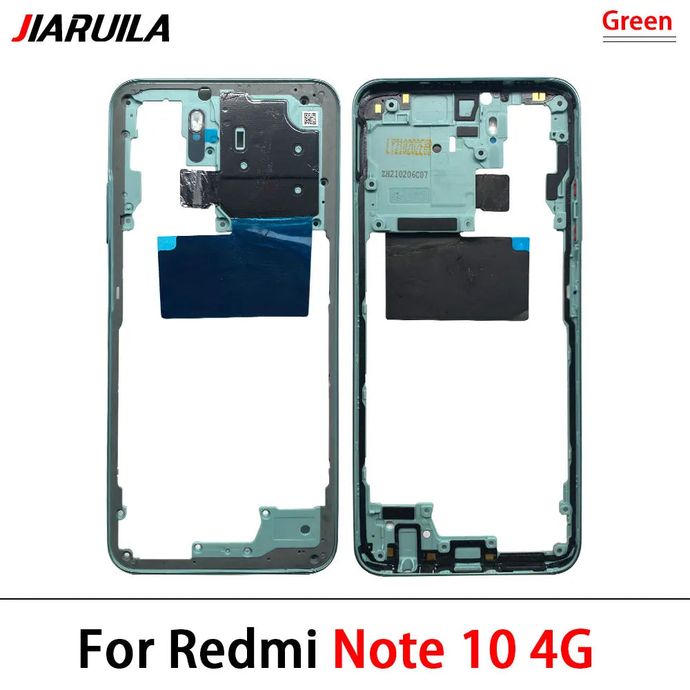 For Xiaomi Redmi Note 10 / Note 10s / Note 10 Pro Middle Frame Holder Housing Replacement Repair Parts Xiaomi  Xiao mi phone repair parts