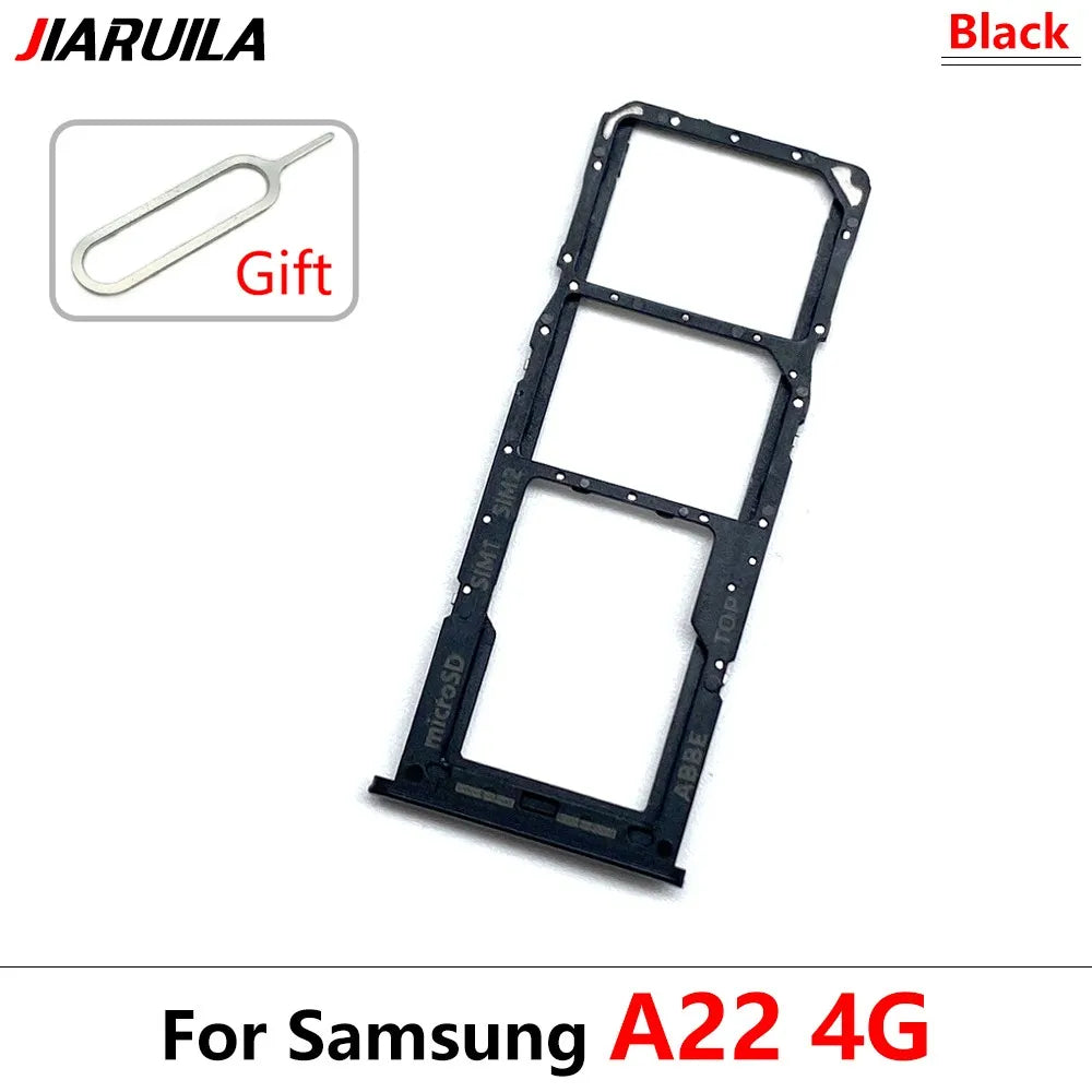 SIM Card Tray Slot Holder Adapter Accessories For Samsung A22 A32 4G 5G Replacement Spare Parts Samsung phone repair parts