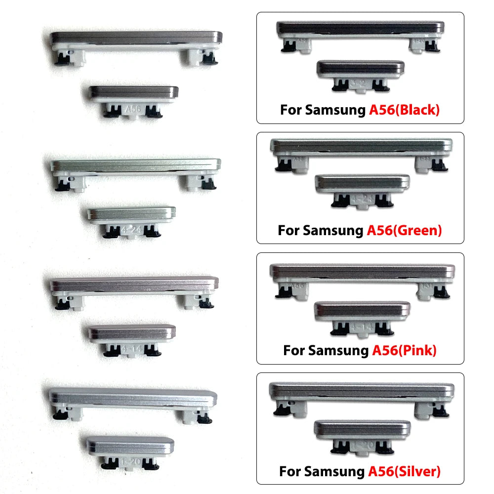 New For Samsung A15 A16 A56 A07 A17 4G 5G Side Key Power and Volume Button Replacement Parts Samsung phone repair parts