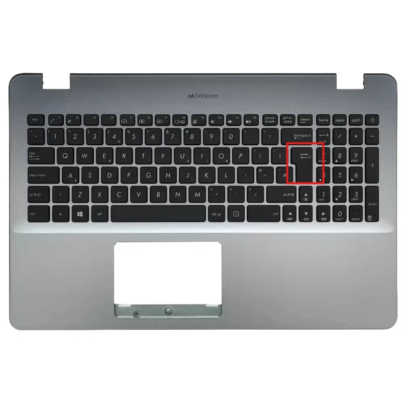 Cover case for Asus FL8000 FL8000U UQ8550 A580U F580U V587U X542U upper palmrest topcase keyboard cover case shell Asus laptop repair parts