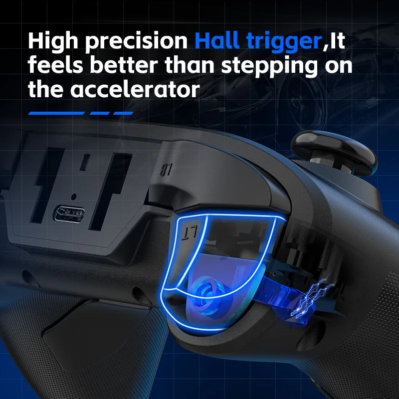 G6 Wireless Mobile Game Controller with Hall Trigger and Hall Joystick Supporting Switch/PC/Android/iOS Game console Accessories