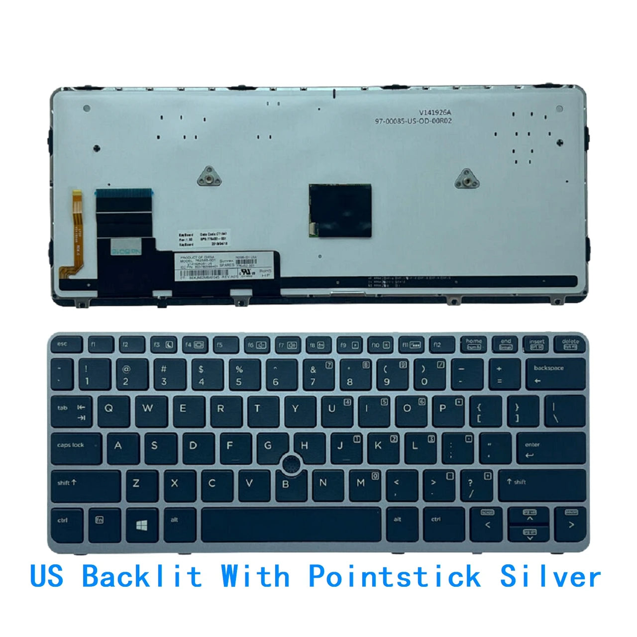 New US Spanish Language  Backlit Keyboard For HP Elitebook 820 G1 820 G2 Notebook PC Replacement Keyboard HP laptop repair parts