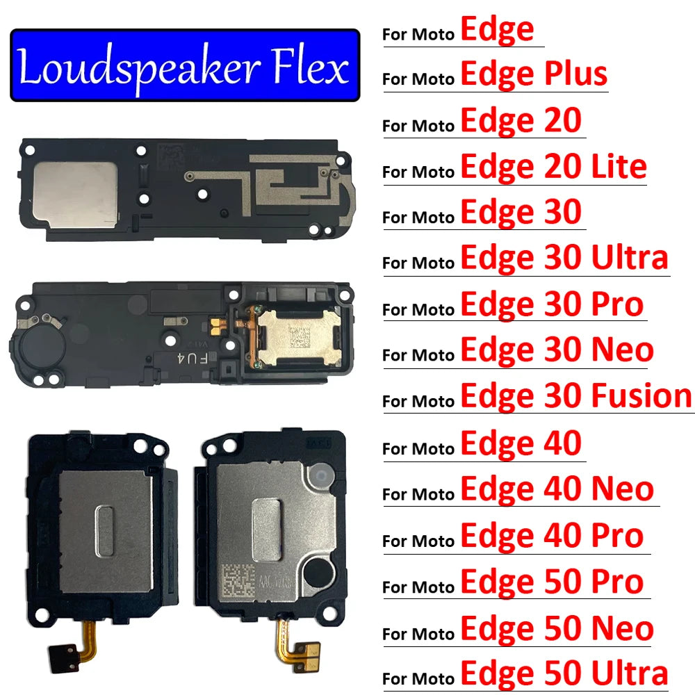 Loudspeaker For Motorola Moto Edge 20 30 40 50 Lite Pro Ultra Neo Fusion Plus Loud Speaker Buzzer Ringer Replacement Parts Motorola phone repair parts