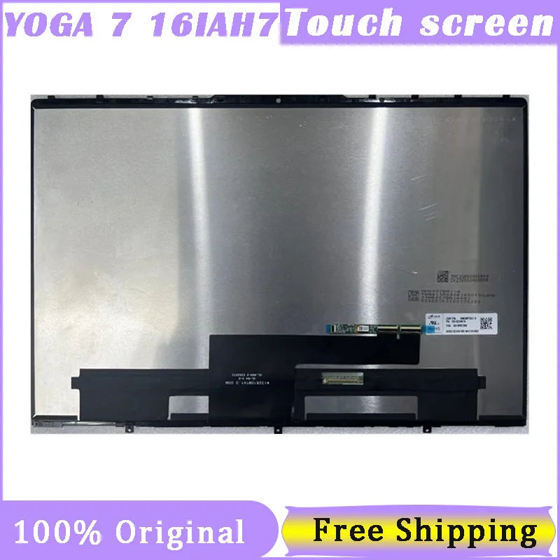 16 Inch Touch Screen For Lenovo Yoga 7 16IAH7 Digitizer & Bezel Digitizer Assembly 2560X1600 2.5K 100 sRGB Lenovo laptop repair parts