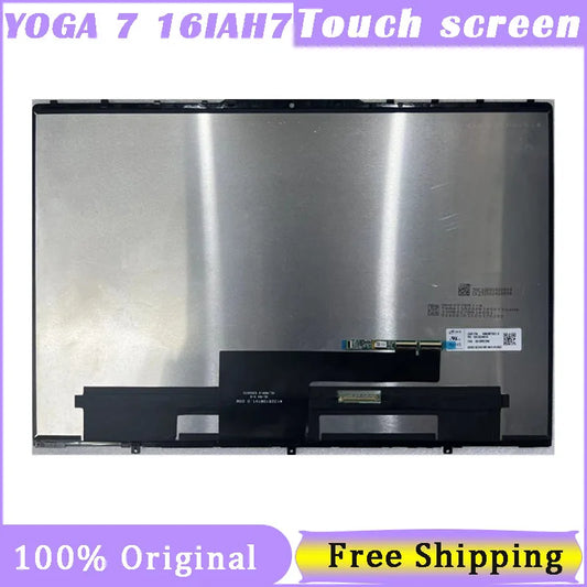 16 Inch Touch Screen For Lenovo Yoga 7 16IAH7 Digitizer & Bezel Digitizer Assembly 2560X1600 2.5K 100 sRGB Lenovo laptop repair parts
