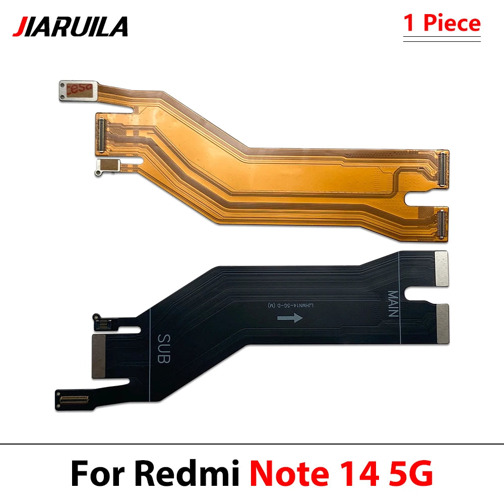 10Pcs Dock Connector Micro USB Charger Charging Port Main Flex Cable Microphone Board For XIaomi Redmi Note 14 Pro Plus 4G 5G  Xiaomi  Xiao mi phone repair parts