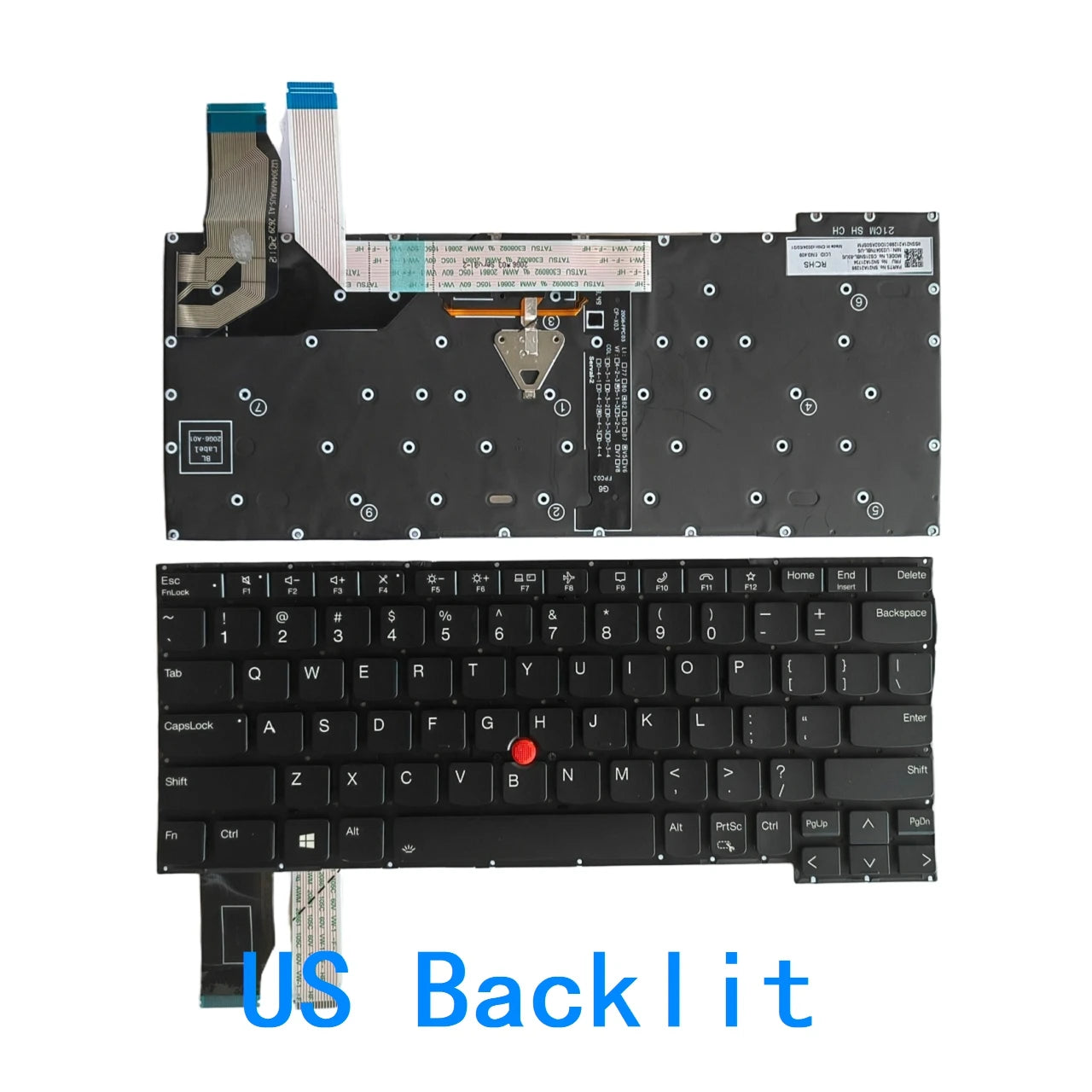 New US Language  Backlit Keyboard For Lenovo Thinkpad YOGA X13 GEN2 Notebook PC Replacement Keyboard Lenovo laptop repair parts